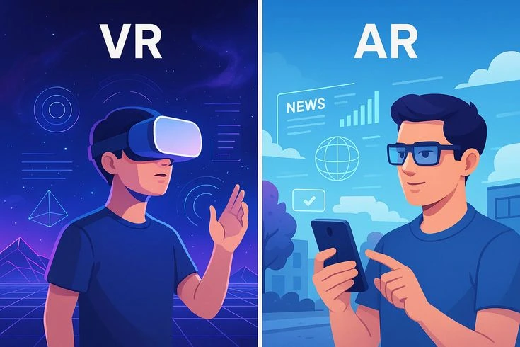 Virtual reality and augmented reality technology users